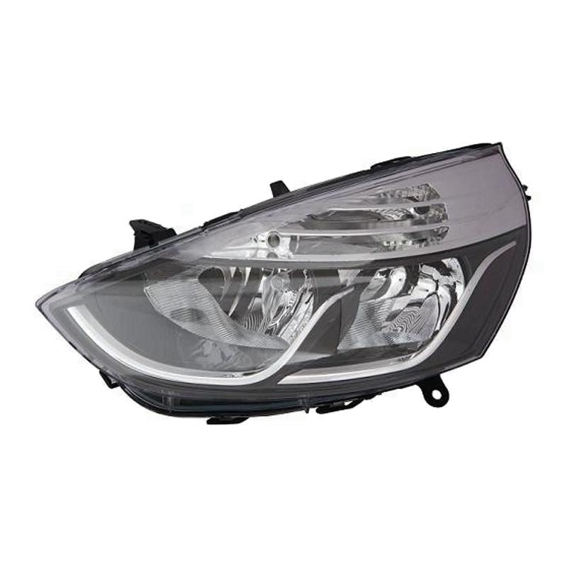 Renault Clio MK4 2012-2016 Black Headlight Headlamp Passenger Side Lef