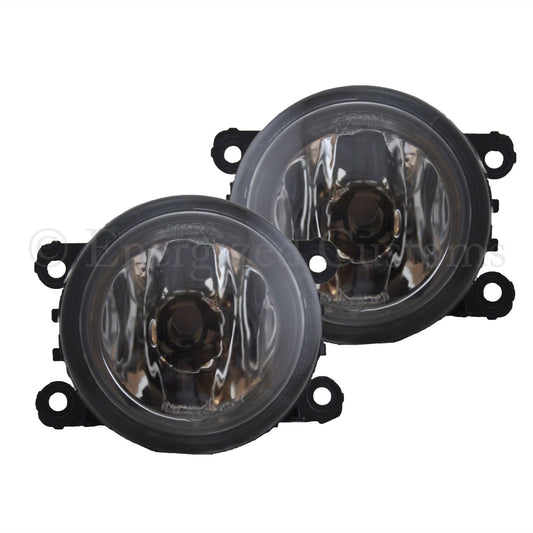 Nissan Note 2010-> Front Fog Light Lamps Inc. Bulb 1 Pair O/S & N/S