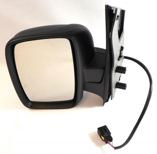 Citroen Dispatch 2007-> Electric Black Wing Mirror Single Glass Passenger Side