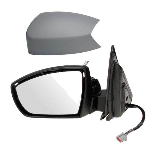 Ford S-Max 2006-2015 Electric Adjust Wing Door Mirror Primed Cover Passenger Side