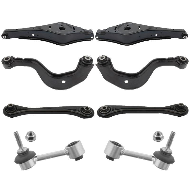 For Audi TT 2006-2014 Rear Upper and Lower Left and Right Wishbones Arms Kit