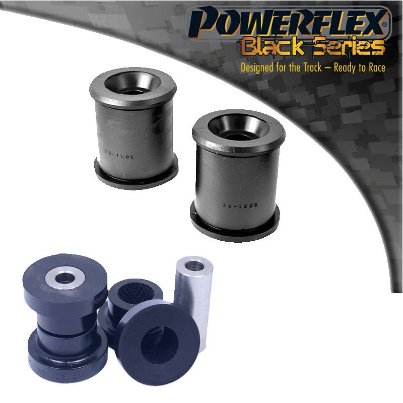 Volvo V50 (2004 Onwards) PowerFlex Black Front Wishbones Bush Set for 14mm Bolt