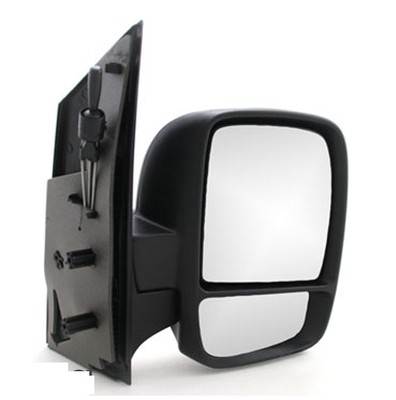 Citroen Dispatch 2007-> Cable Adjust Wing Door Mirror Twin Glass Drivers Side