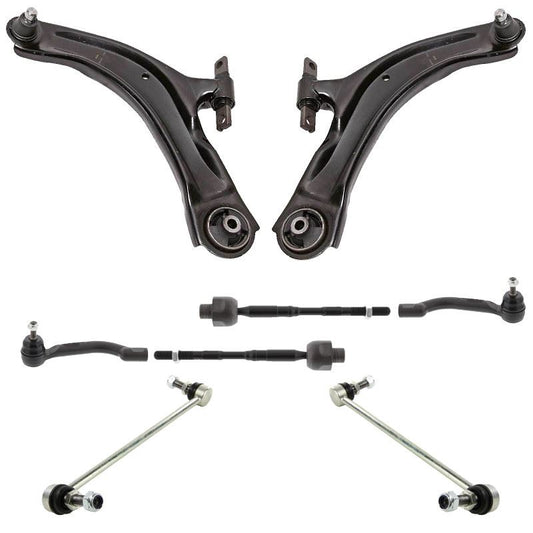 For Nissan X-Trail 2007-2013 Front Lower Left and Right Wishbones Arm Kit