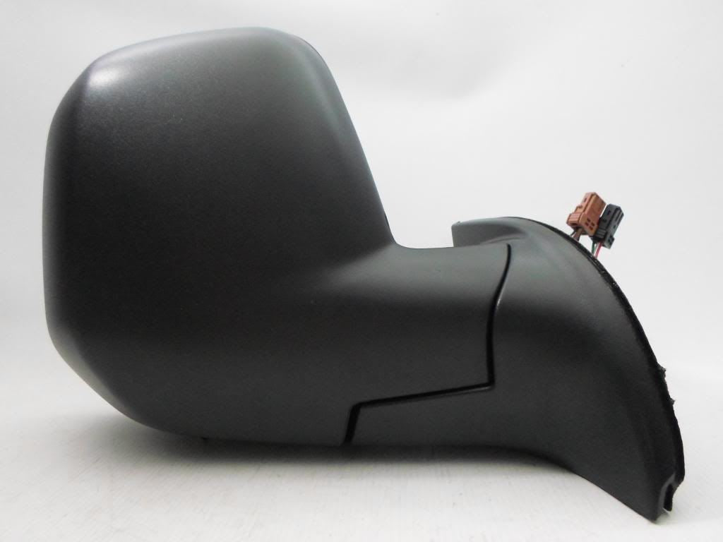 Citroen Berlingo 2008-6/2012 Electric Wing Door Mirror Black Cover Drivers Side