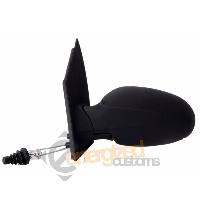 Smart City 1999-2004 Cable Adjust Wing Door Mirror Black Cover Passenger Side