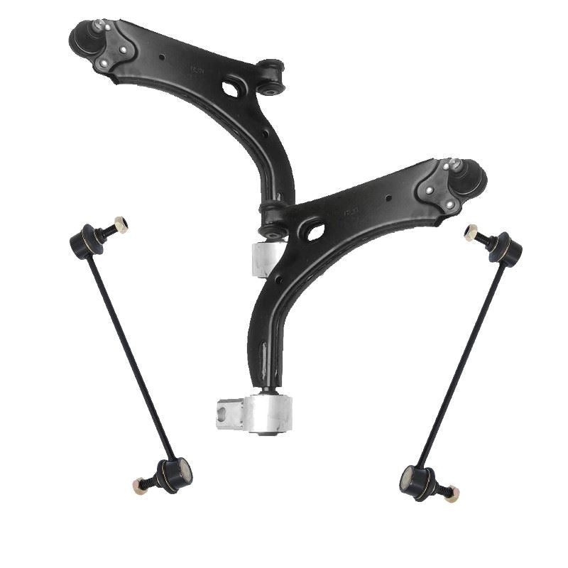 For Ford Fiesta Mk6 2001-2009 Front Lower Wishbones Arms and Drop Links Pair