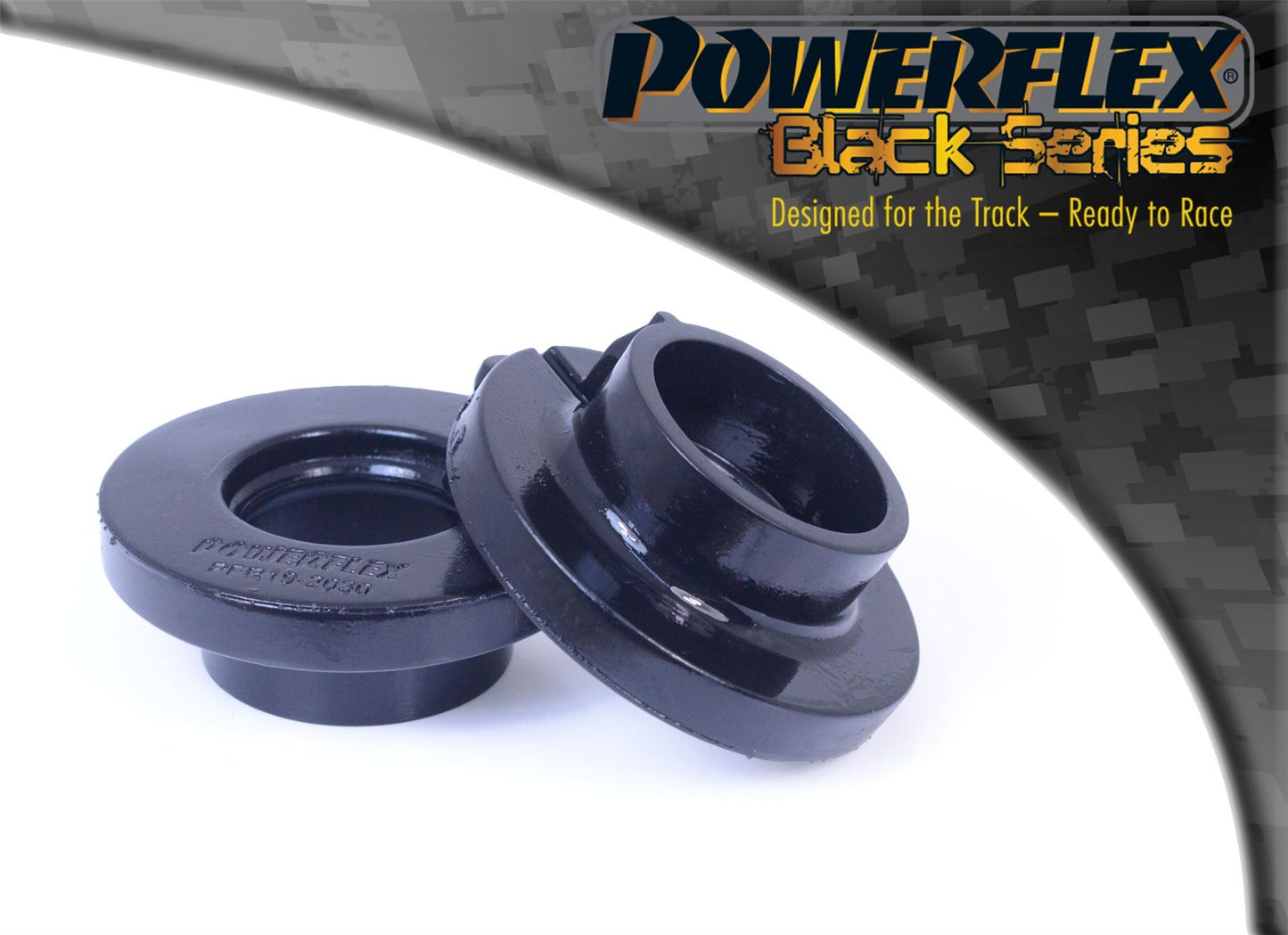 For Ford Fiesta Mk7 2008- PowerFlex Black Rear Spring Upper Isolator