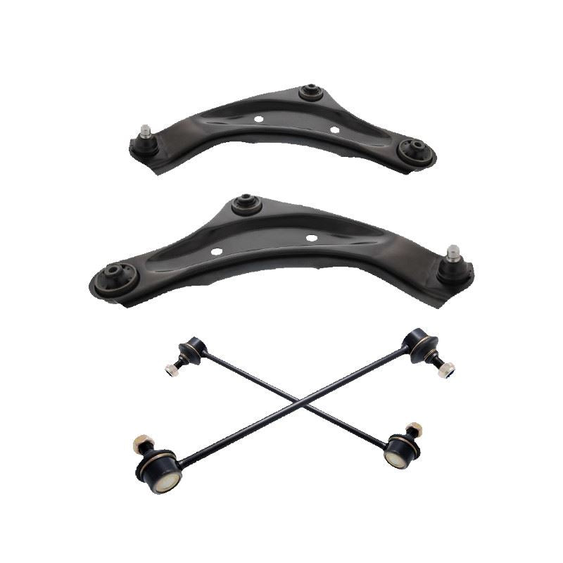 For Nissan Juke 2010-2017 Front Lower Wishbones Arms and Drop Links Pair