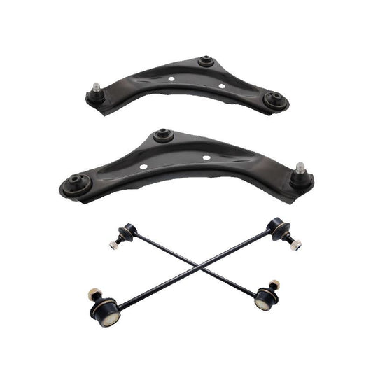 For Nissan Juke 2010-2017 Front Lower Wishbones Arms and Drop Links Pair