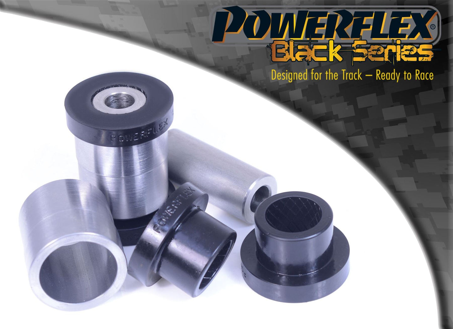 For Volvo S80 (2006-2016) PowerFlex Black Rear Lower Arm Inner Bush