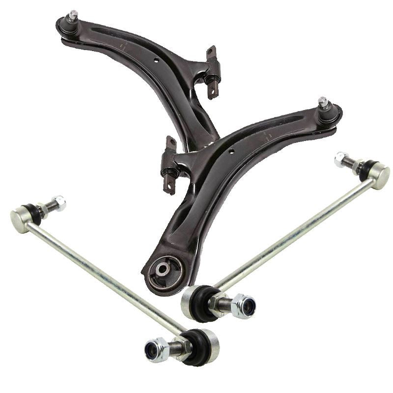 For Nissan X-Trail 2007-2015 Front Lower Wishbones Arms and Drop Links Pair