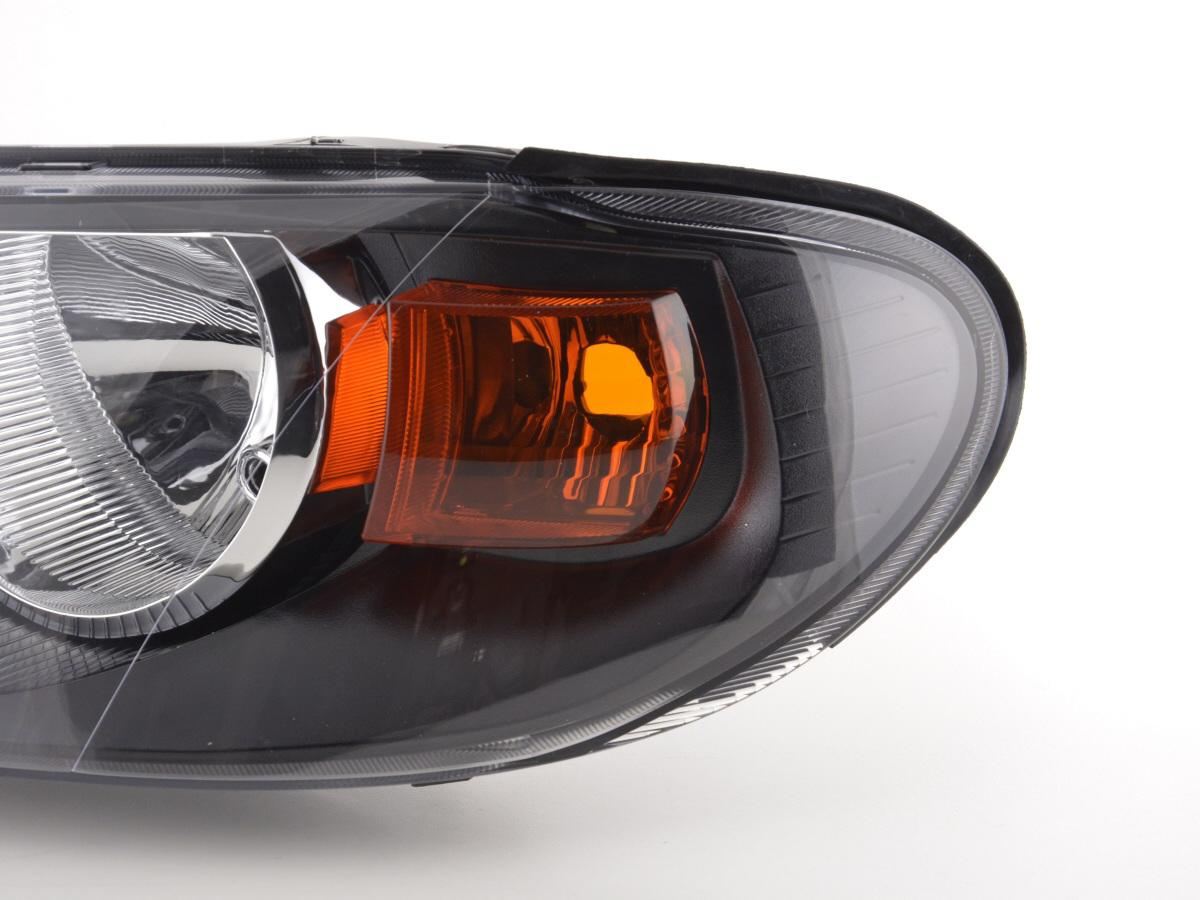 Nissan Almera 2003-2006 Black Headlight Headlamp Drivers Side Right