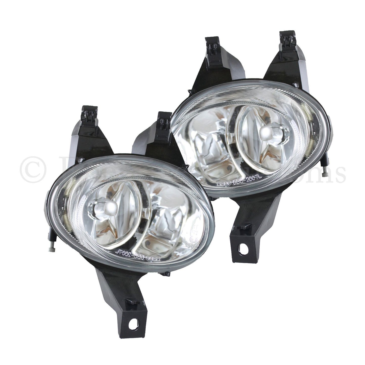 Peugeot 206 1998-6/2003 Front Fog Light Lamps 1 Pair O/S & N/S