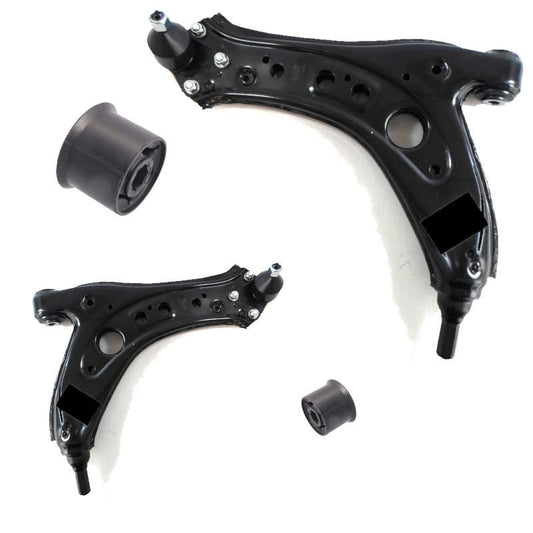 Skoda Roomster Front Lower Pair Wishbone Control Arms Pair with Bushes