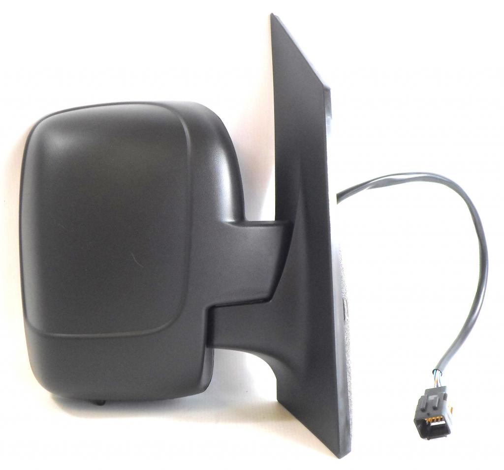 Citroen Dispatch 2007- Electric Wing Door Mirror Single Glass Black Drivers Side