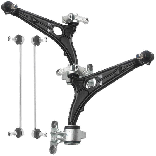 For Peugeot Expert 2007-2015 Front Lower Wishbones Arms and Drop Links Pair