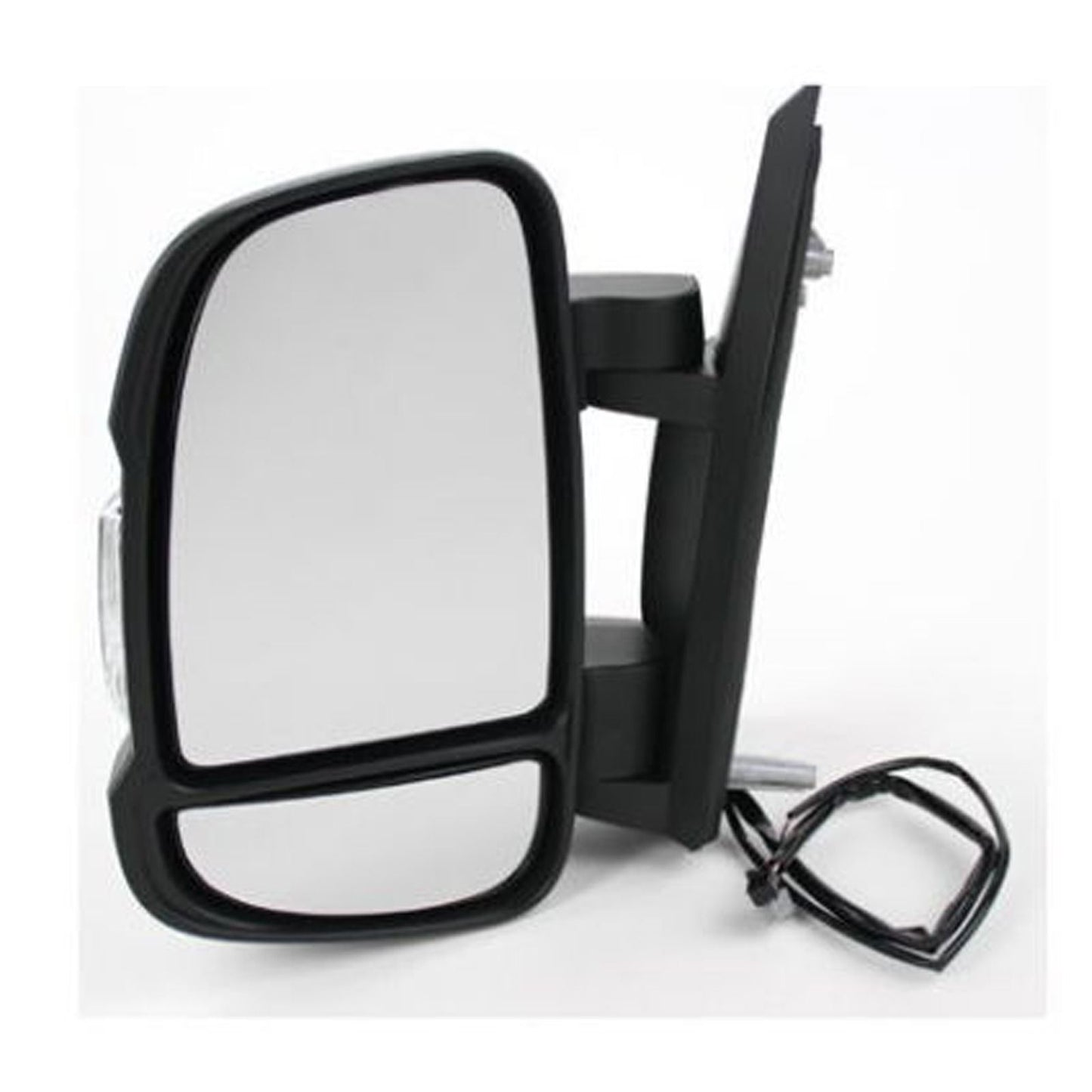 Citroen Relay Van 2006-2017 Short Arm Manual Black Wing Door Mirror Passenger Side