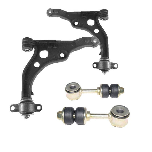 For Peugeot Boxer 1994-2016 Front Lower Wishbones Arms and Drop Links Pair