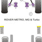 For Rover Metro, MG & Turbo PowerFlex Rear Roll Bar Mount