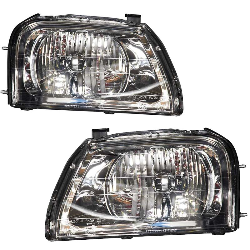 Mitsubishi L200 MK1 1996-2006 Headlights Headlamps 1 Pair O/S & N/S