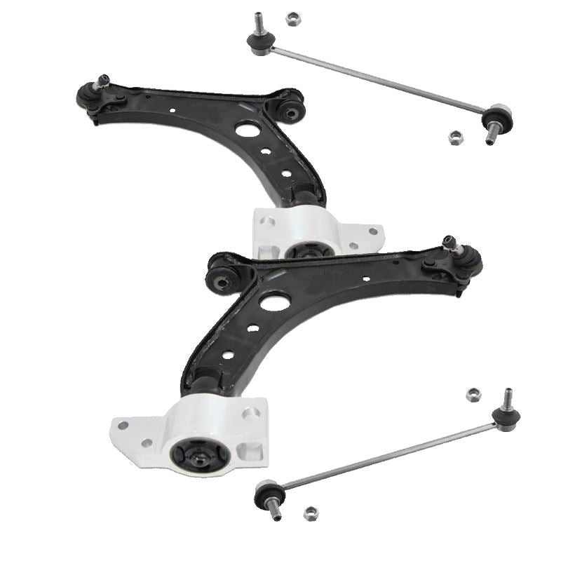 For Audi A3 8P 2003-2013 Front Lower Wishbones Arms and Drop Links Pair