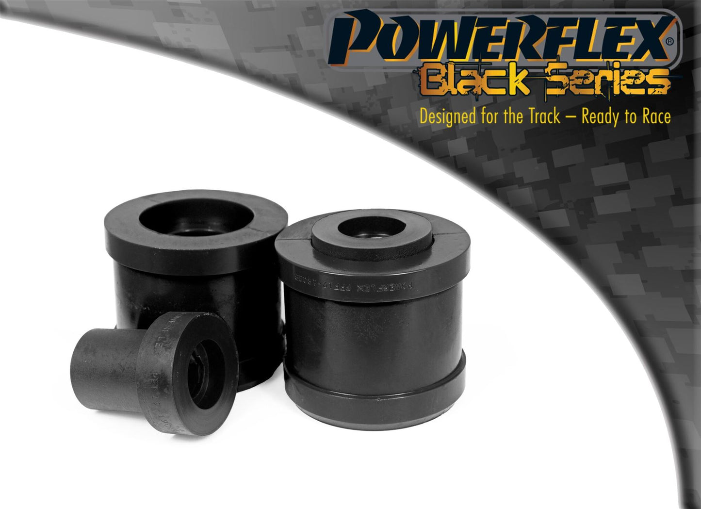 For Volvo S80 (2006-2016) PowerFlex Black Front Arm Rear Bush