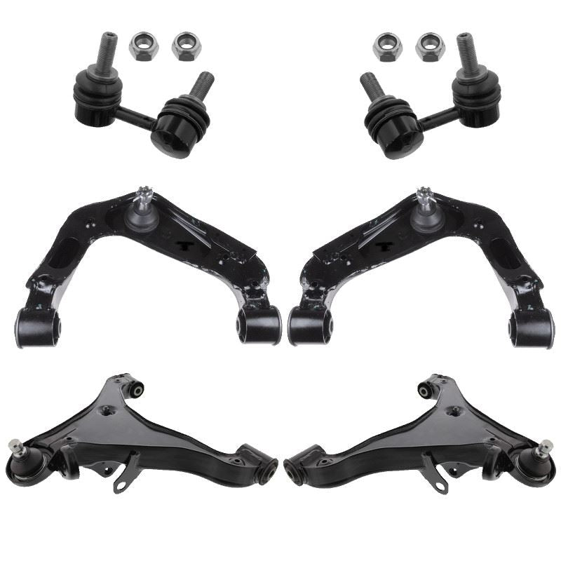 For Nissan Navara 2004-2015 Front Upper & Lower Left & Right Wishbones Arms Kit