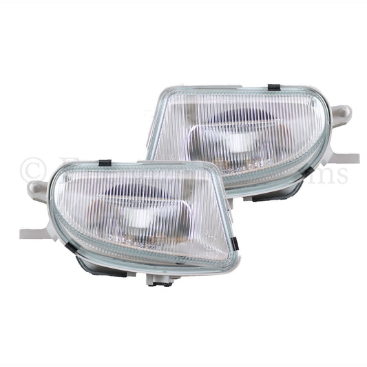 Mercedes Benz E Class (W210 / S210) 1999-2002 Front Fog Light Lamps 1 Pair O/S & N/S