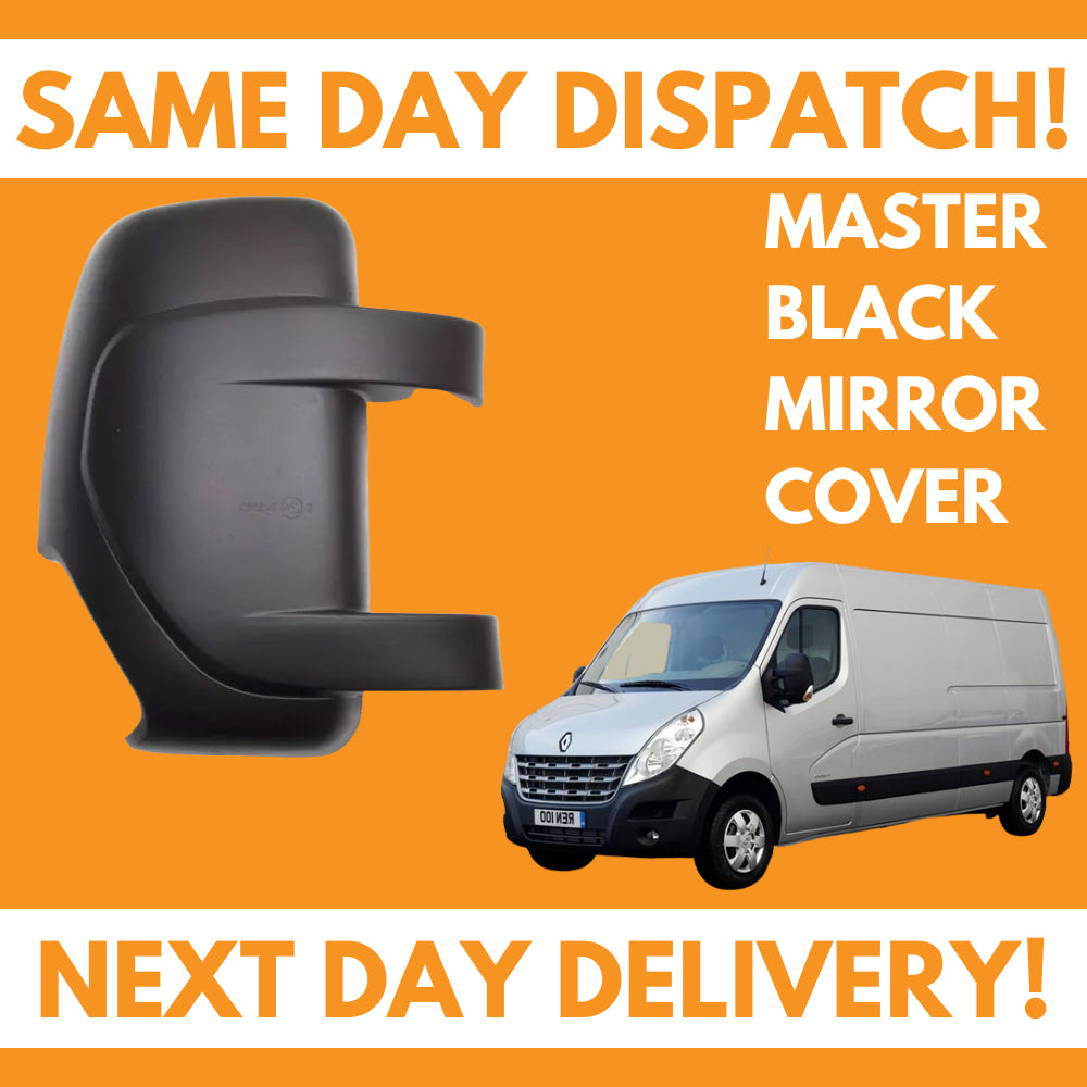 For Renault Trafic 2014-2020 Wing Mirror Cover Black Left Side