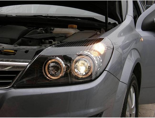 Astra h deals custom headlights