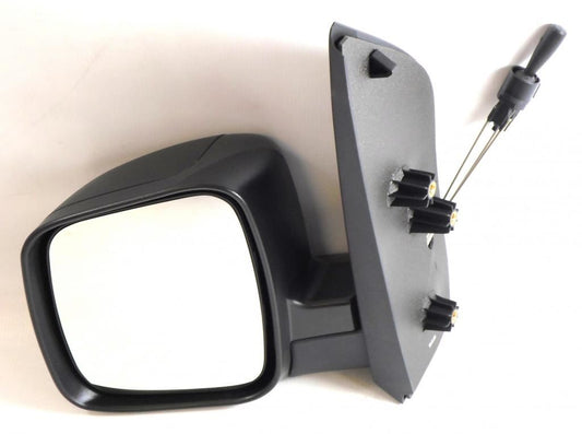 Citroen Nemo Van 2008-> Cable Adjust Wing Door Mirror Black Cover Passenger Side