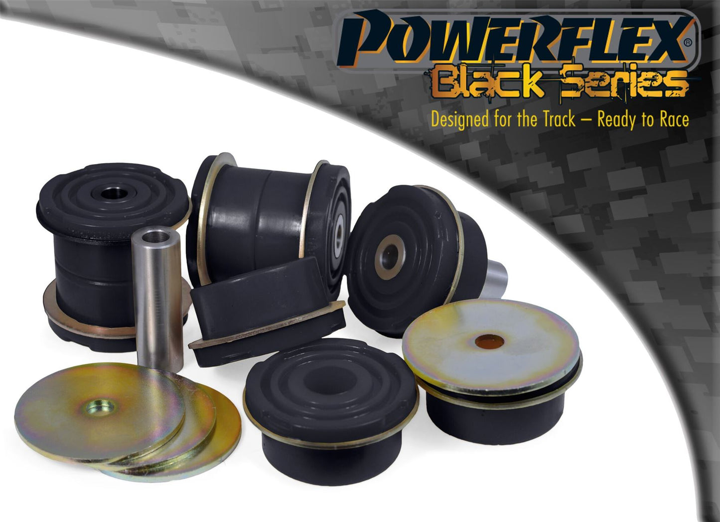 For Volvo XC60 (2009 onwards) PowerFlex Black Rear Subframe Bush