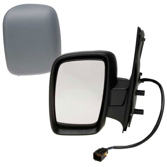 Citroen Dispatch 2007-> Electric Wing Mirror Single Glass Primed Passenger Side