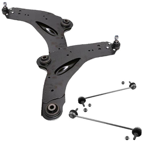 For Nissan Primastar 2001-2006 Lower Front Wishbones Arms and Drop Links Pair